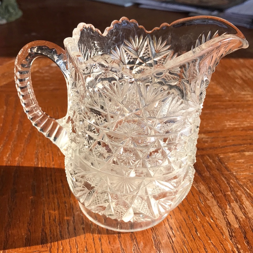 Cut Glass Creamer
